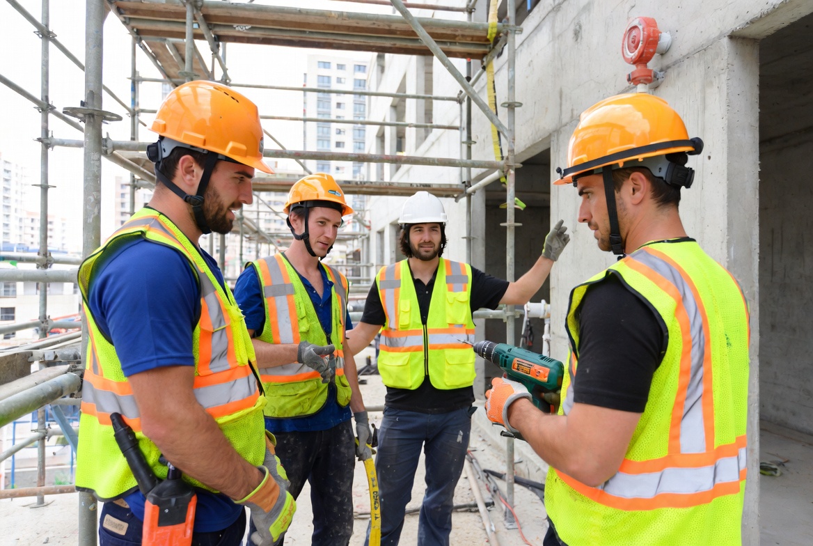 Fire Protection Software using construction software on site